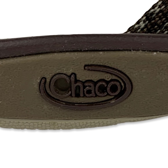 Chaco Tan and Brown Thong Flip Flop Slip On Sandal NWOT - Picture 7 of 8